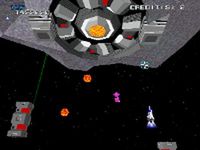une photo d'Ã©cran de Xevious 3D sur Sony Playstation